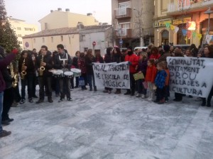 Manifestació Escola Música
