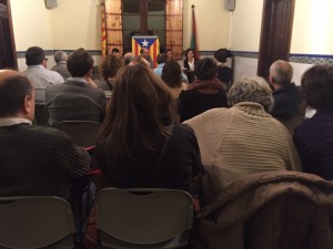 Imatge d'arxiu de l'assemblea de Junts del gener de 2015